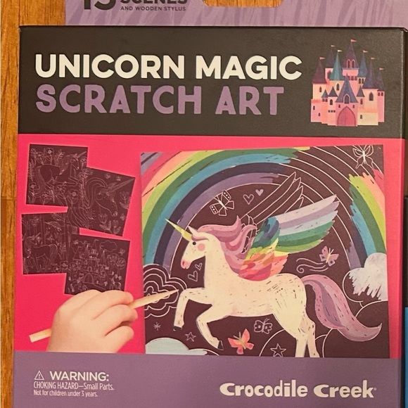 Bundle of 3 / Scratch Art Set - Summer Fun, Unicorn Magic, 4th of July - Picture 4 of 5